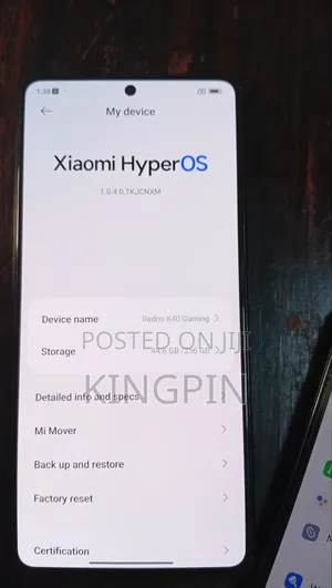Xiaomi Redmi K40 Pro 256 GB Black