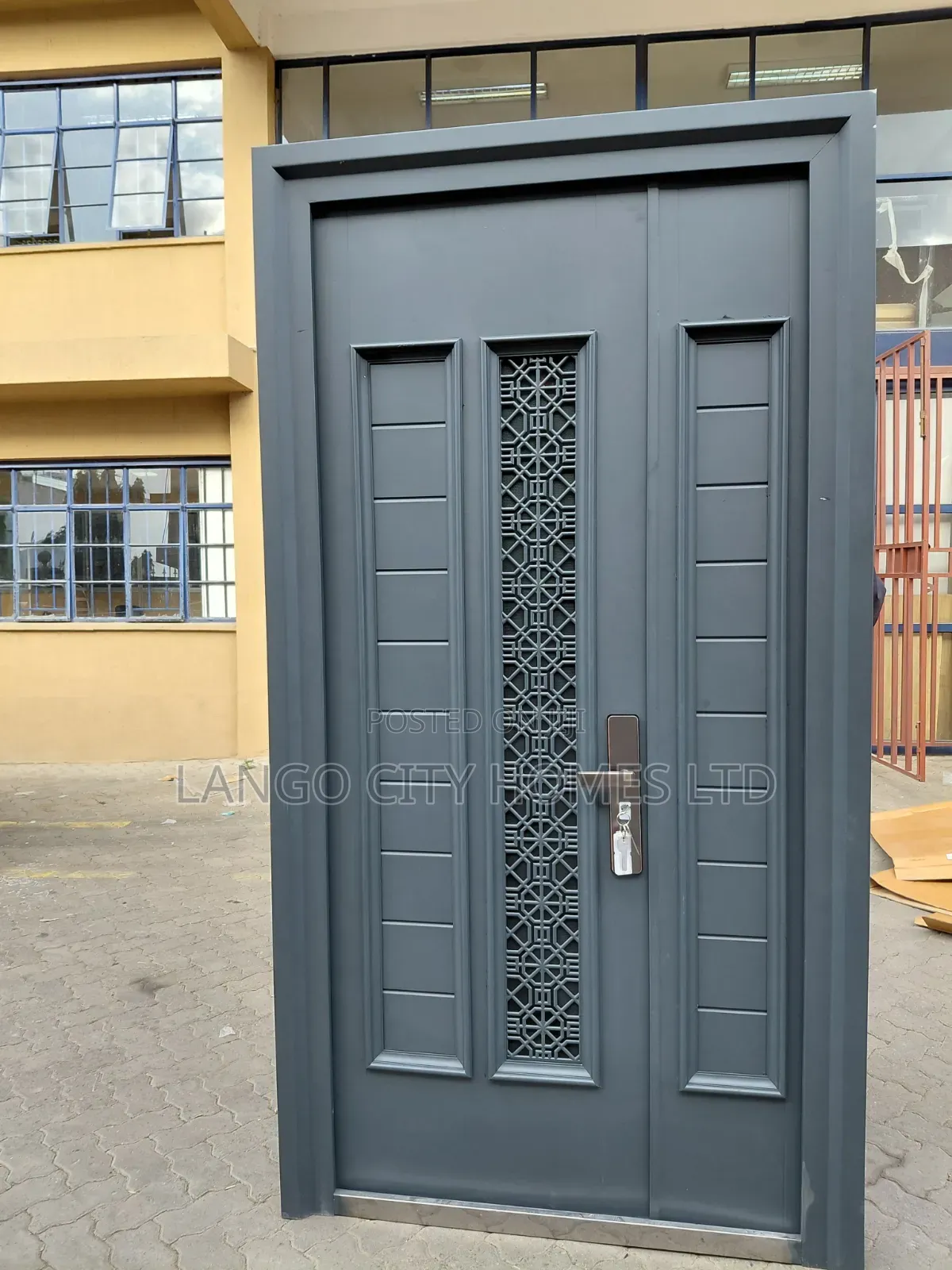 Grey Premium Imported Steel Security Door