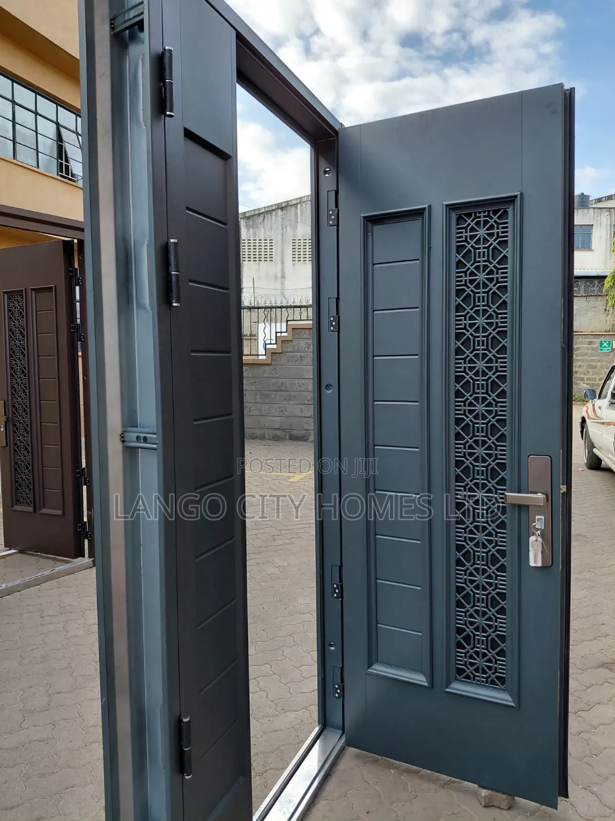 Grey Premium Imported Steel Security Door