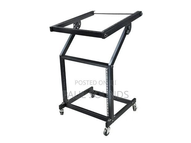 Rolling Audio Mixer Studio Equipment Rack Stand