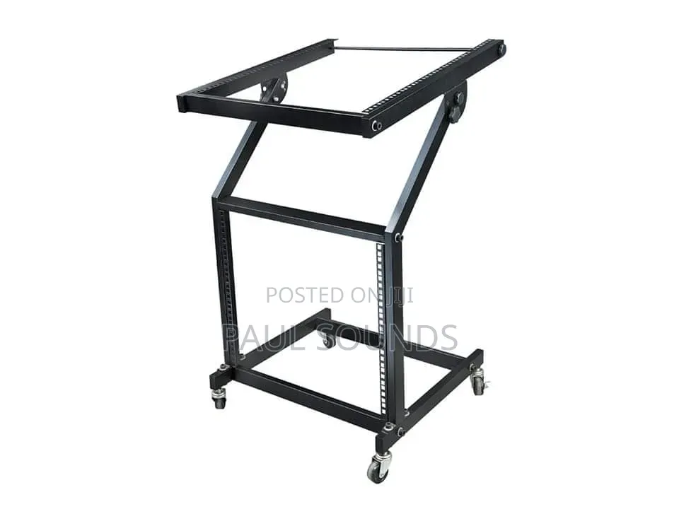 Rolling Audio Mixer Studio Equipment Rack Stand