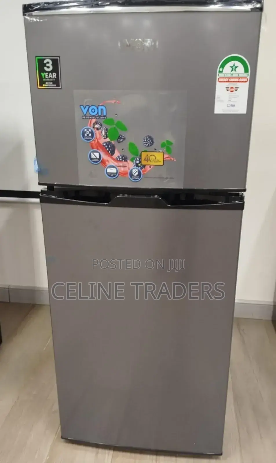 Von 175 Litres Double Door Refrigerator