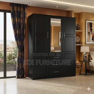 Home Wooden Bedroom Wardrobe Cabinet