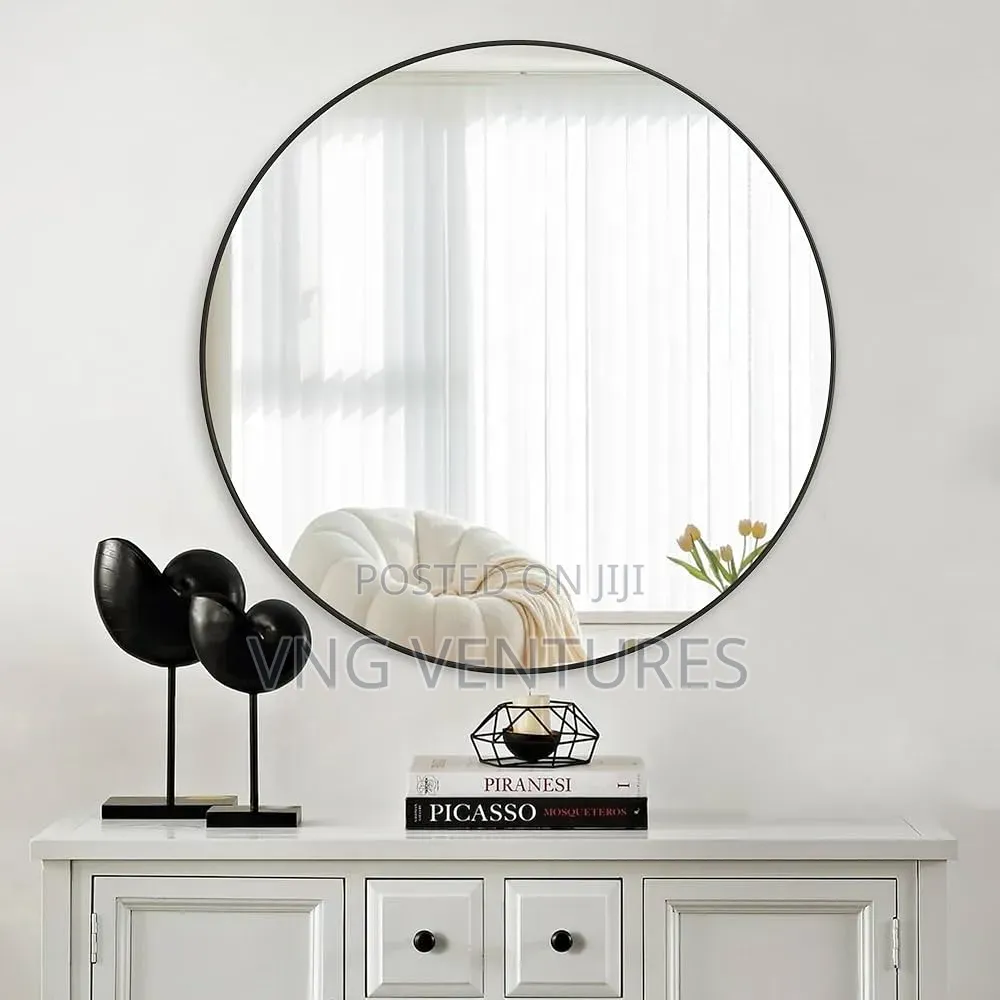 Contemporary Round Mirror