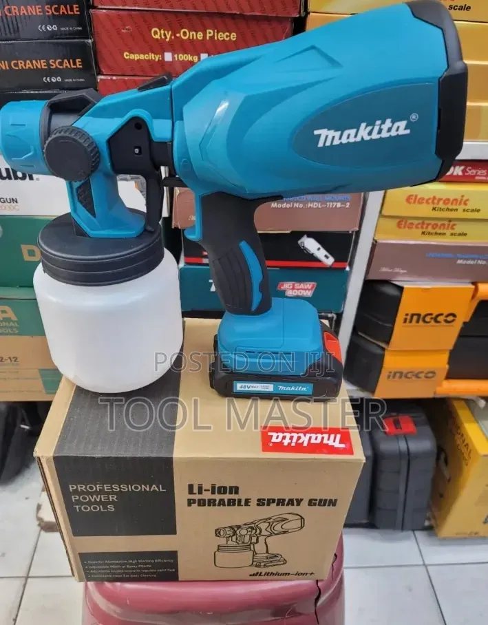 Makita 48v Cordless Paint Sprayer/Quality Rechargeable Spraygun