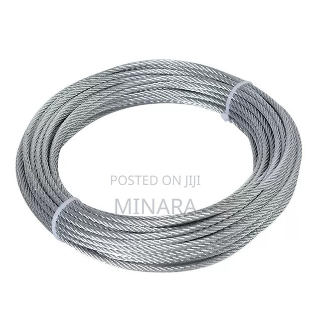 3mm, Wire Rope 100m Roll, Flexible Galvanized Heavy Duty Steel Cable
