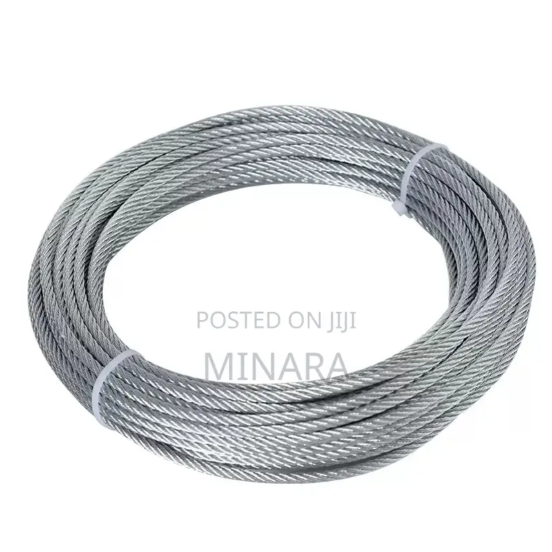 3mm, Wire Rope 100m Roll, Flexible Galvanized Heavy Duty Steel Cable