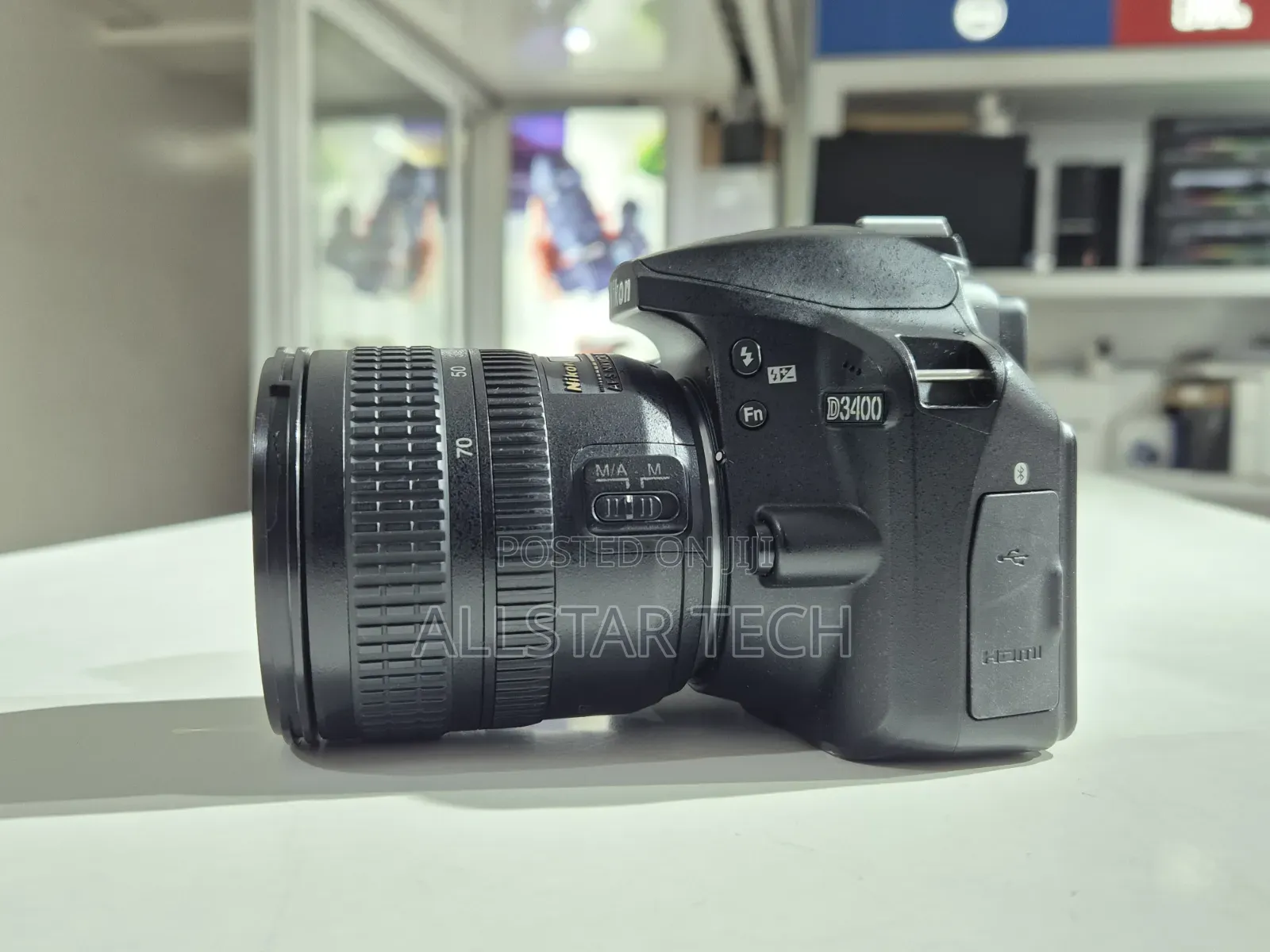 Nikon D3400 With 18-70mm F/3.5