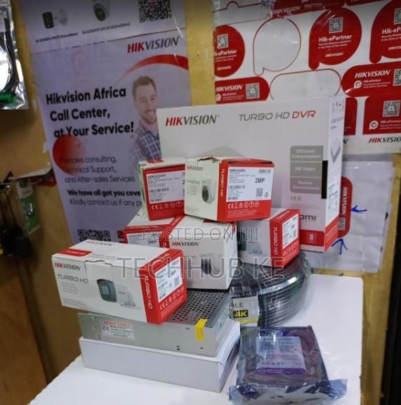 Hikvision 4 Turbo 1080p 2mp CCTV Cameras Complete Kit With 500gb HDD