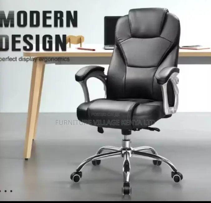 Office Chair;Ergonomic Leather Swivel Chair