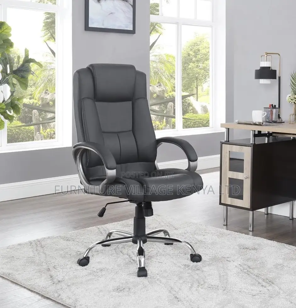 Office Chair;Ergonomic Leather Swivel Chair