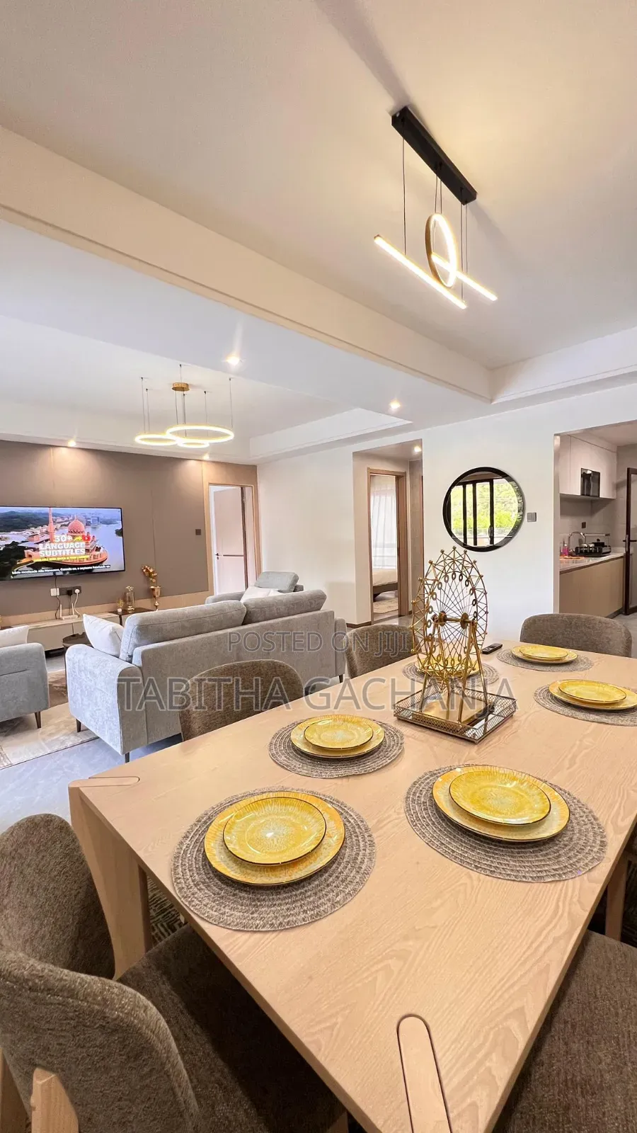 Furnished 3bdrm Apartment in State House Area for rent