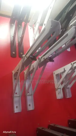 White Foldable Shelvesbrackets Pair