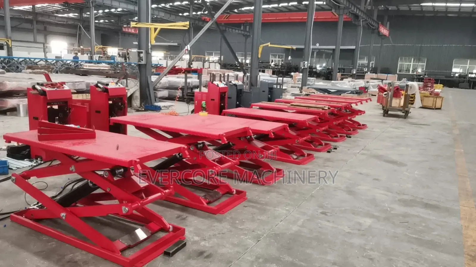 Commercial Highrise 1.9m Rise Vehicle Scissor Lift.