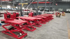 Commercial Highrise 1.9m Rise Vehicle Scissor Lift.