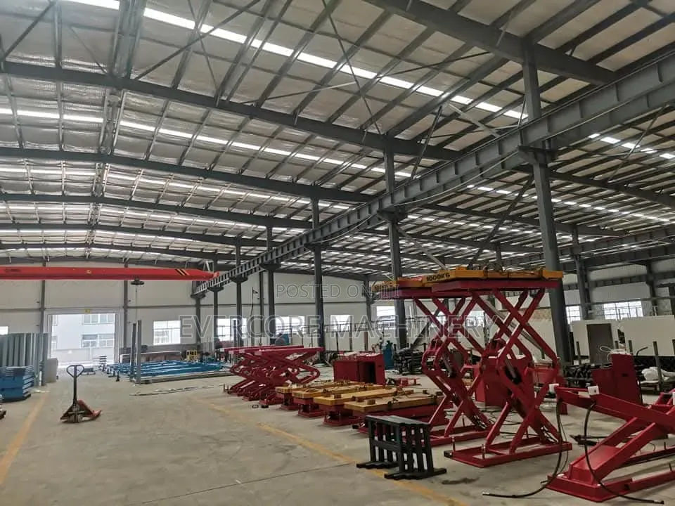 Commercial Highrise 1.9m Rise Vehicle Scissor Lift.