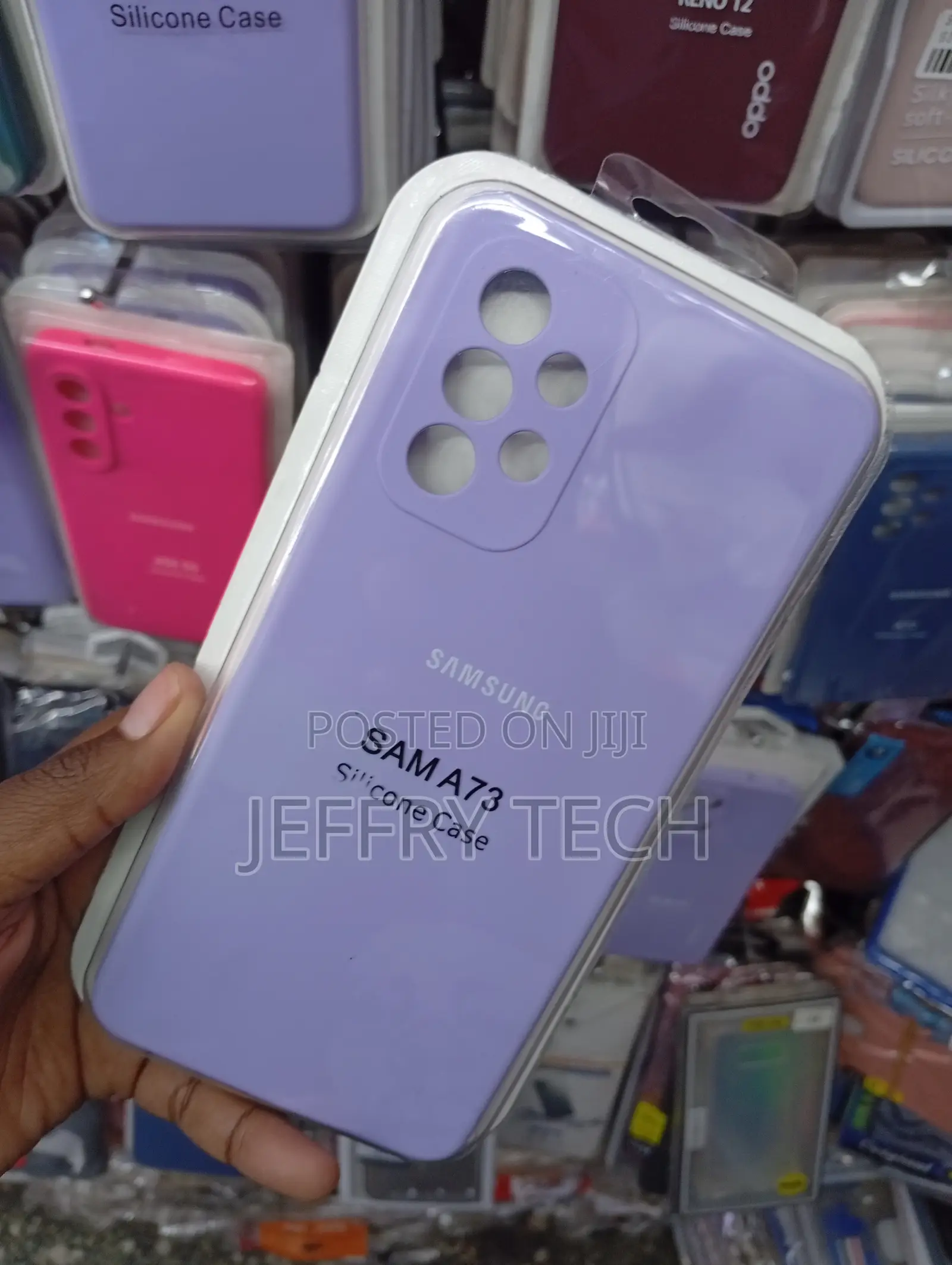 Samsung Galaxy A73 5g Soft, Purple Silicone Case