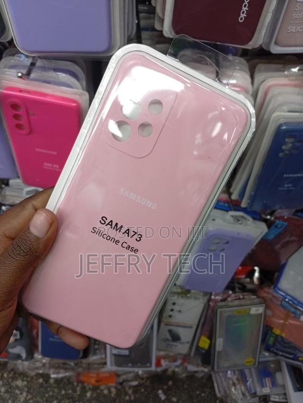 Samsung Galaxy A73 Slim Profile Durable Silicone Rubber Case - thumbnail 2