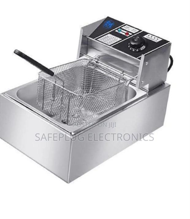 Electromate 6l Deep Fryer – Fast Heating Stainless Steel Fryer - main view