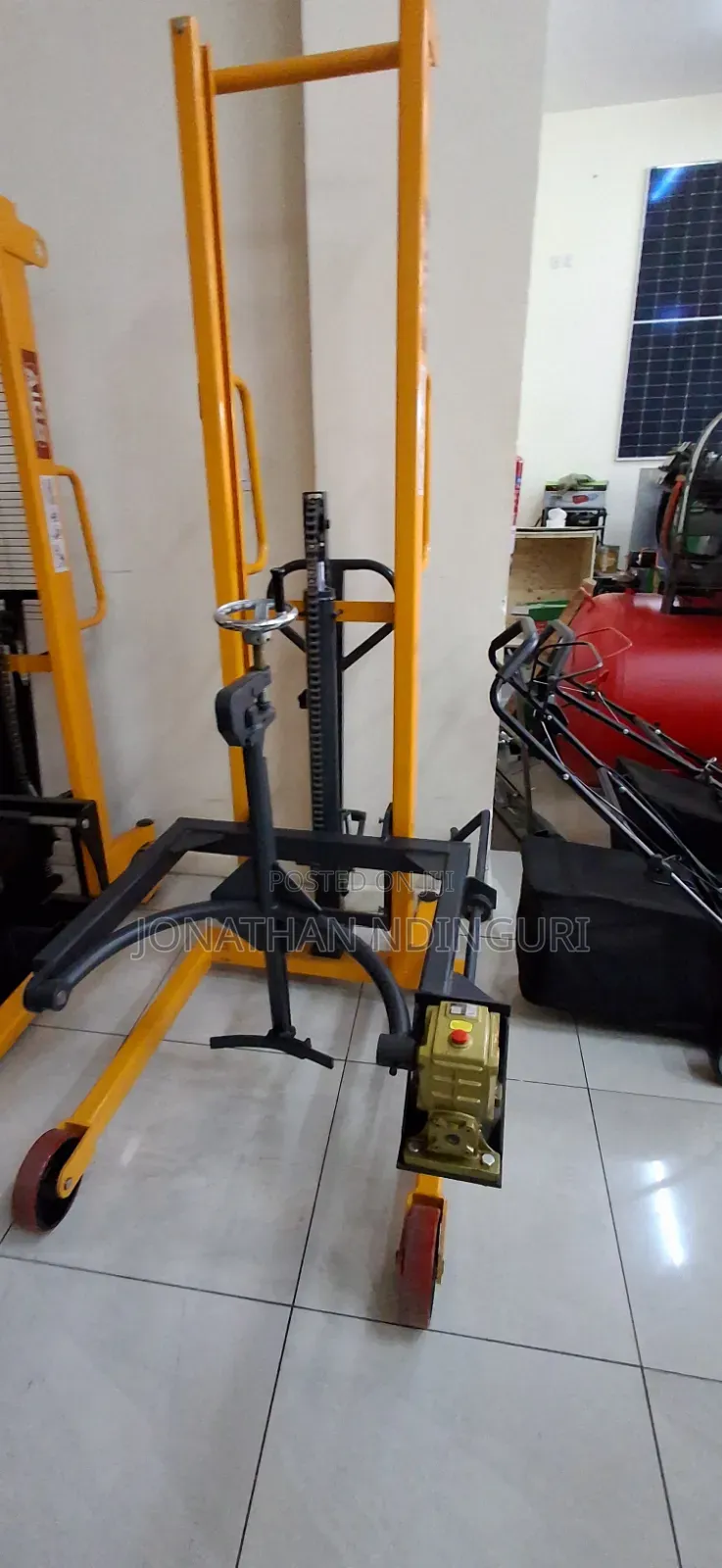 Industrial Drum Manual Stacker