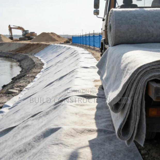 High Quality Non Woven Geotextile Filter Fabric. - thumbnail 2