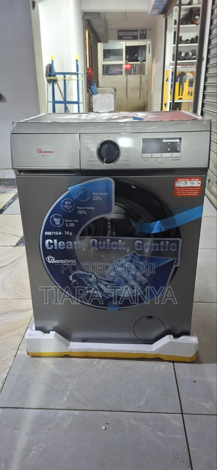 Front Load Fully Automatic 7kg Washer 1400rpm - Rw/154