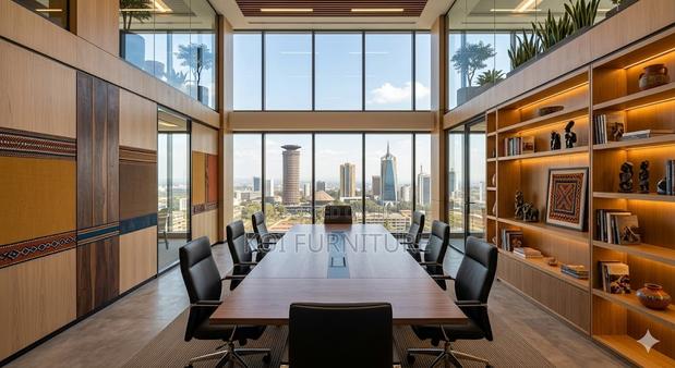 Boadroom Table; 2.4 Meters Executive Boadroom Meeting Table - thumbnail 2
