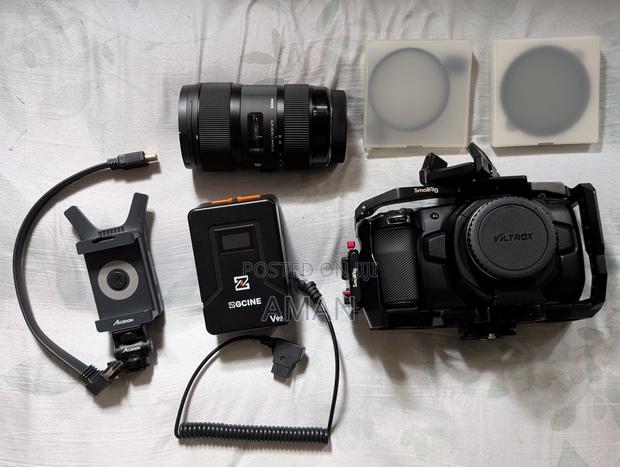 Blackmagic Pocket Cinema Camera Cinema Rig + Sigma 18-35mm