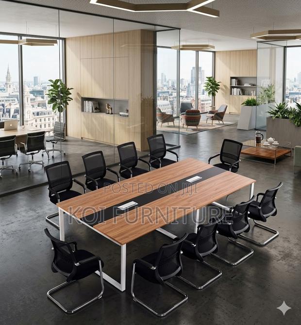 Boadroom Table; 2.4 Meters Executive Boadroom Meeting Table - thumbnail 4