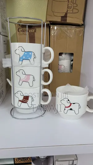 Premium Ceramic Coffee Cup Set – Elegant Morning Mugs