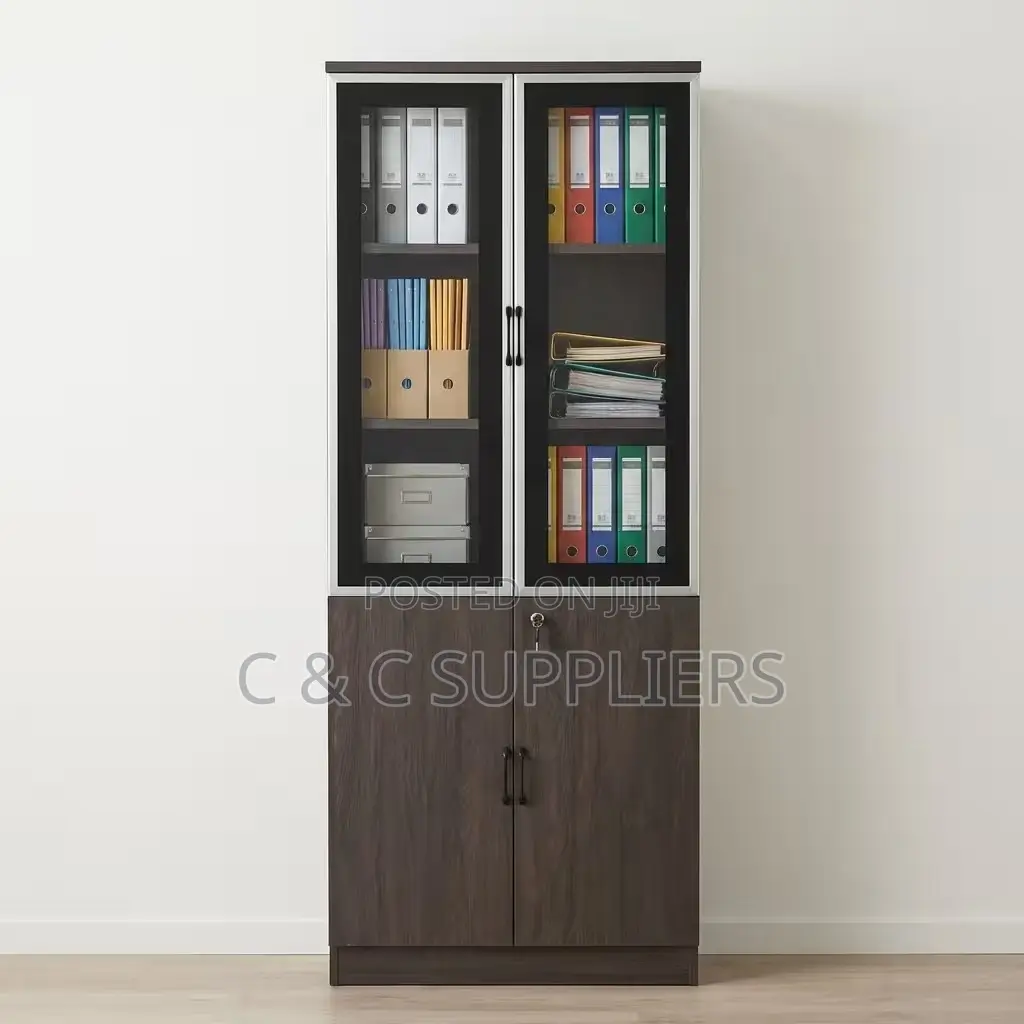 2-Door Wood Executive Cabinet
