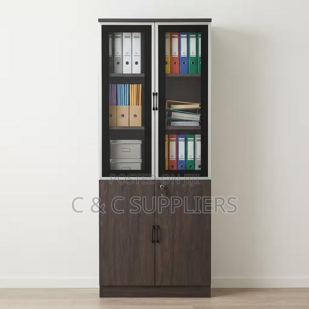 2-Door Wood Executive Cabinet - thumbnail 4