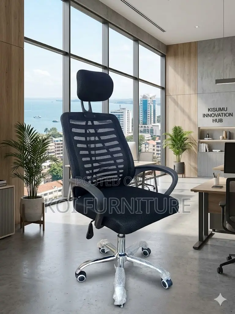 Office Chairs; Ergonomic High Backrest Breathable Mesh Chair
