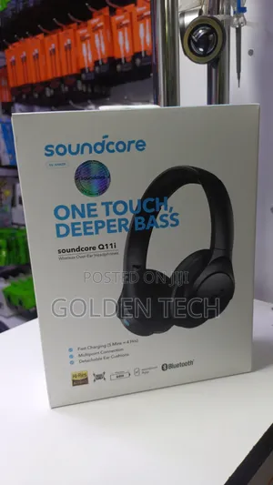 Anker Soundcore Q11i Wireless Over‐Ear Headphones – 60 H Playtime