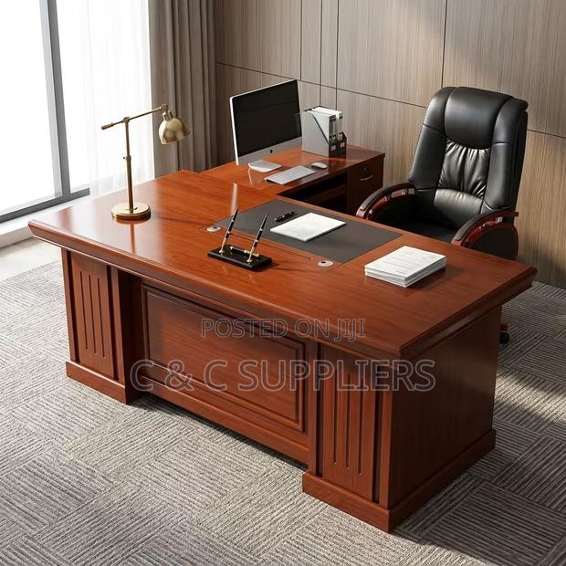 Office L-Shaped Table-1.6 Meter