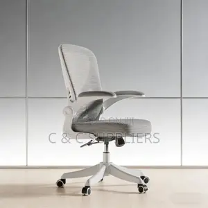 White Mid Back Mesh Chair