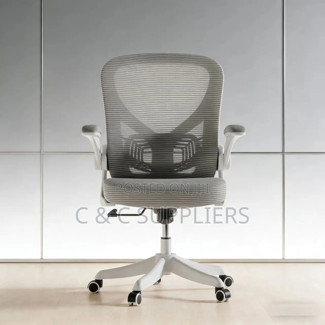 White Mid Back Mesh Chair