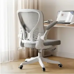 White Mid Back Mesh Chair