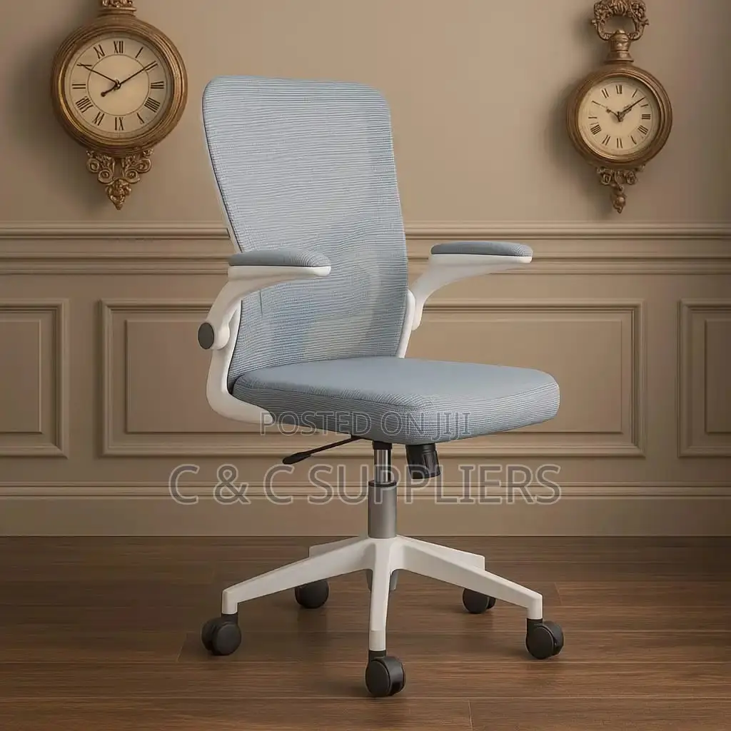 White Mid Back Mesh Chair
