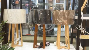 Wooden Tripod Lampshade