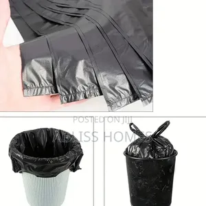 Black Trash Bags 100pcs Garbage Bags •Trash Bag