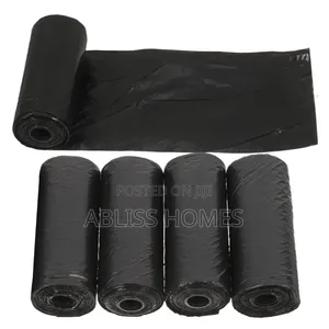 Black Trash Bags 100pcs Garbage Bags •Trash Bag
