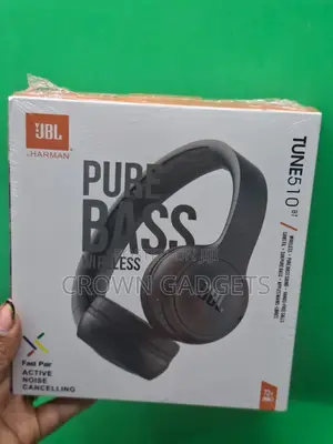 JBL Tune 510bt Black Bluetooth Headphones With Fast Pair