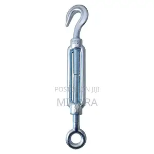 M14, Turnbuckle Wire Rope Tensioner, Hook and Eye Type