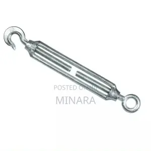 M14, Turnbuckle Wire Rope Tensioner, Hook and Eye Type