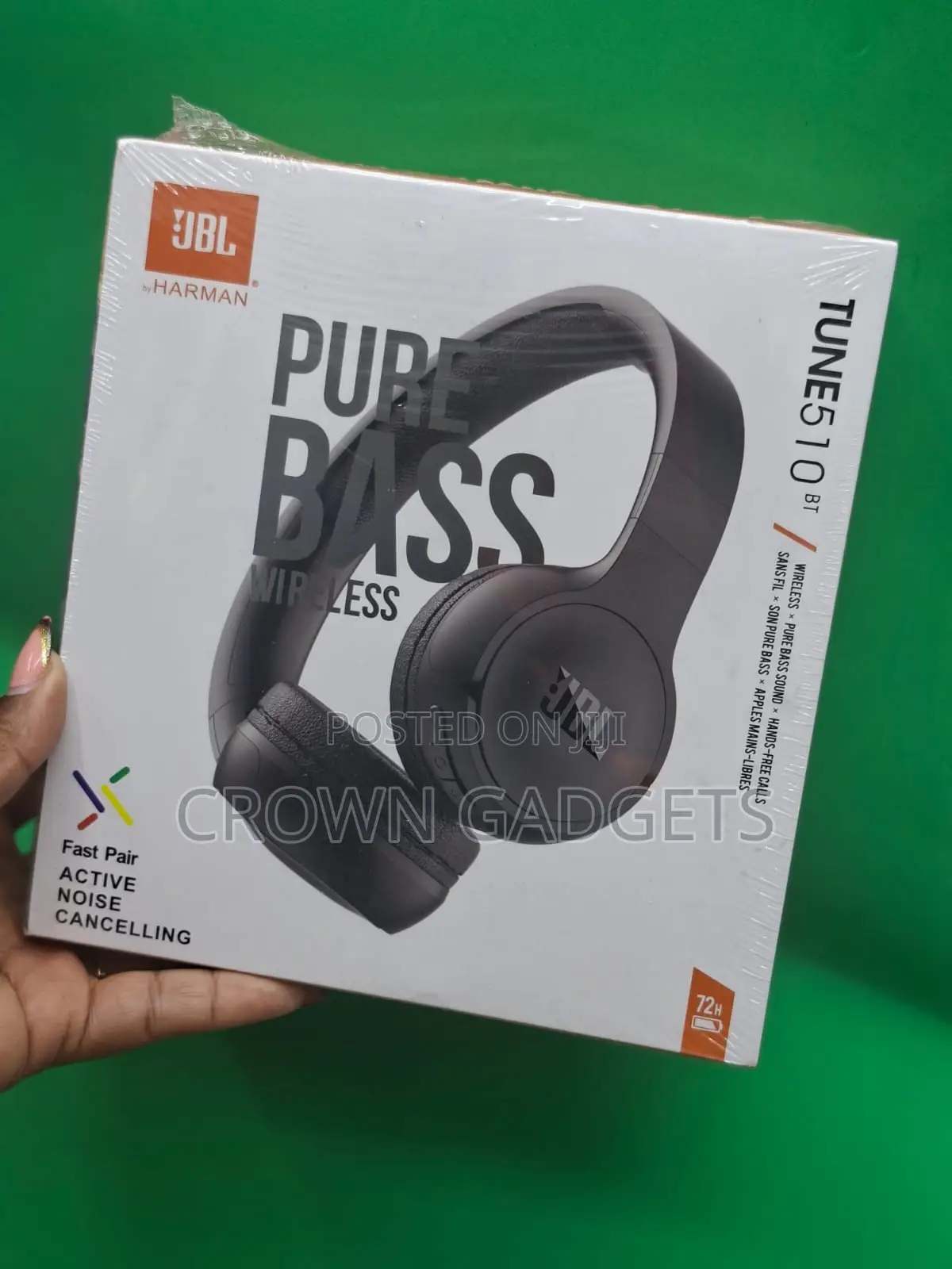 JBL Tune 510bt Pure Bass Wireless Headset With Fast Pair