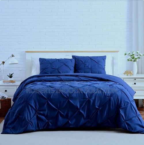 Pinch Pleat Cross Pintuck Duvet Set