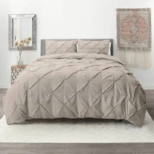 King Size Pleat Duvet Cover