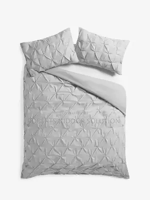 Majestic Pinch Pleat Cross Duvet Cover