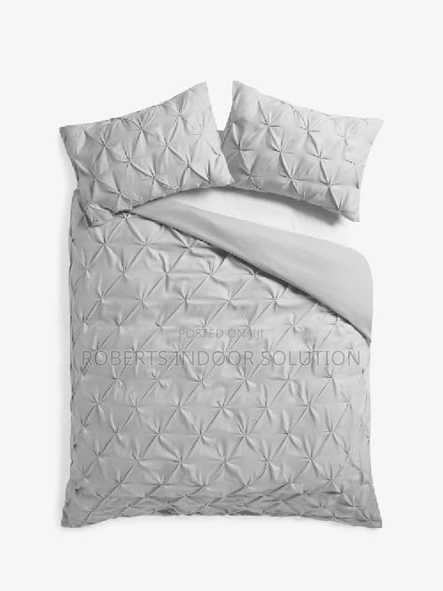 Majestic Pinch Pleat Cross Duvet Cover